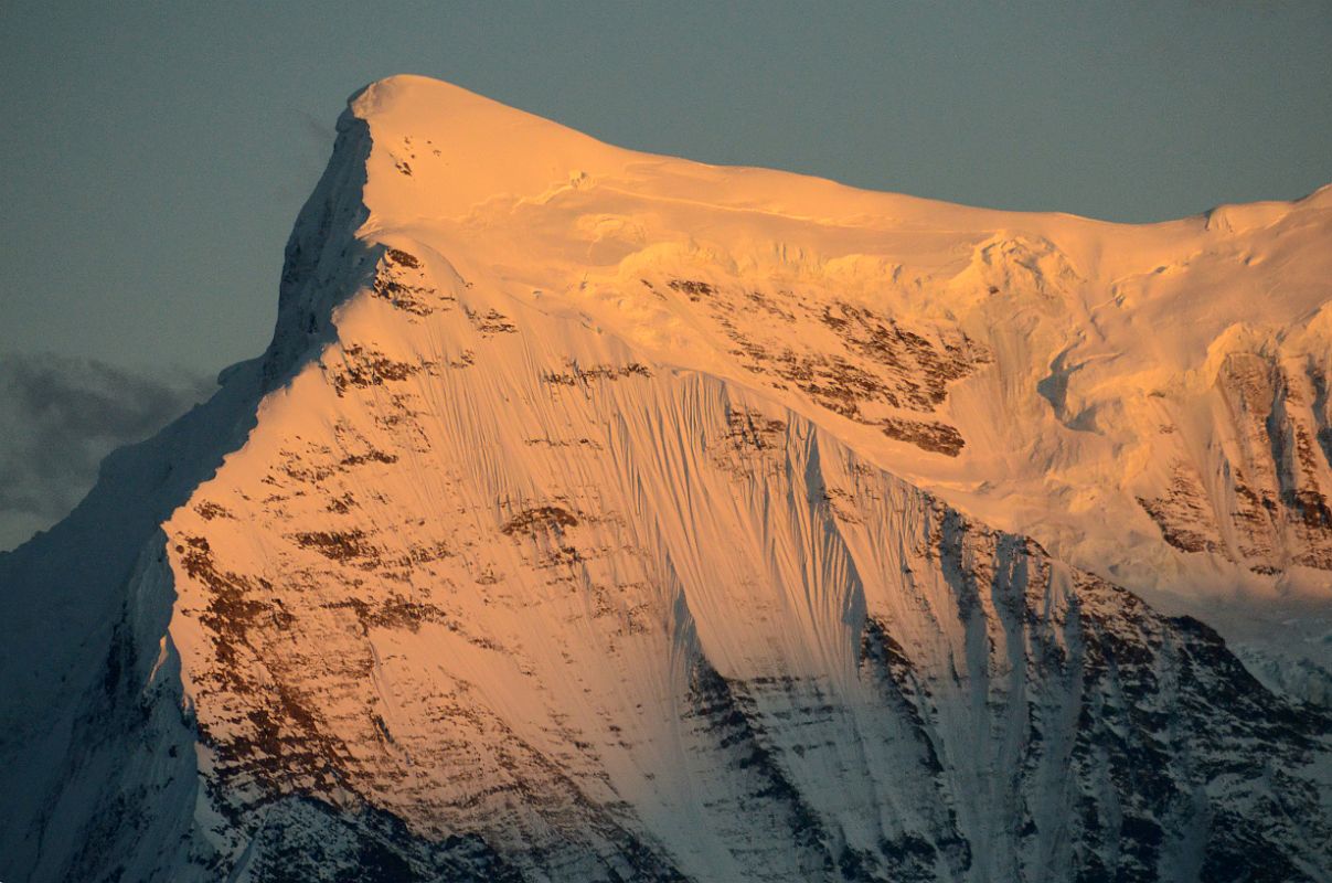 17 Nilgiri North Close Up At Sunset From Kalopani Around Dhaulagiri 